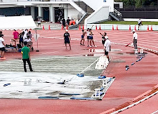 新人支部大会の円盤投で優勝しました！